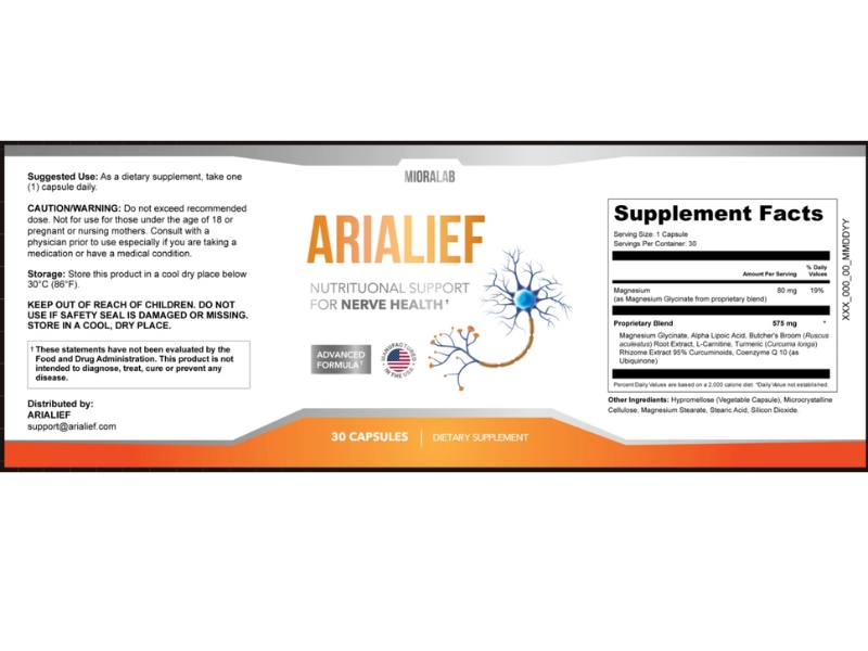 Full Ingredient Breakdown What's Inside Arialief and Why It Works