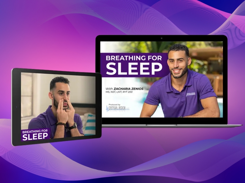 Breathing for Sleep Review Healthy Tongue Posture Trick Routine for Deeper Sleep by Zach Zenios