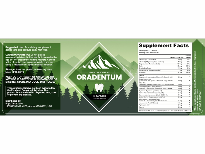 A Deep Dive into Oradentum Ingredients and Their Purported Benefits