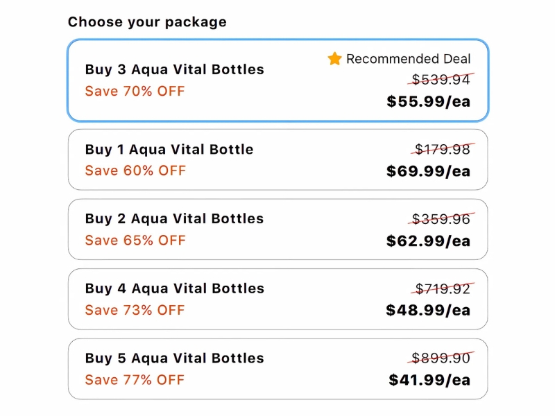 Aqua Vital Water Bottle Best Molecular Hydrogen Water Bottle for LifeWater by AquaVital Prices Review