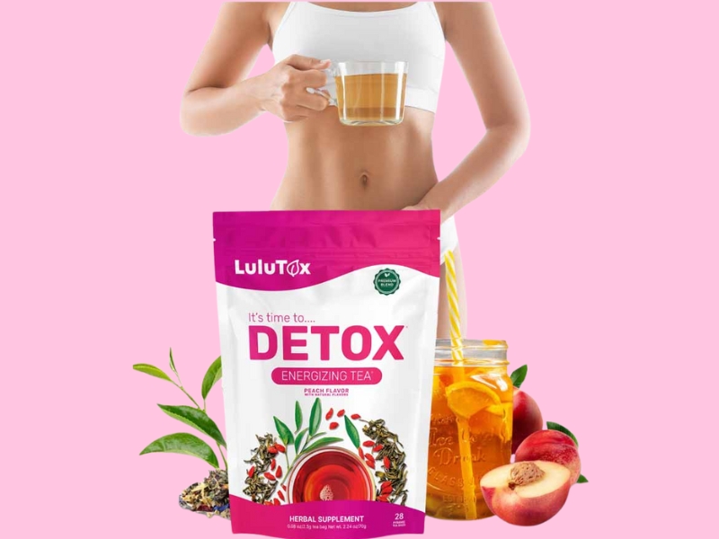 Lulutox Detox Tea Review Best Herbal Weight Loss Tea Blend for Women to Burn Fat