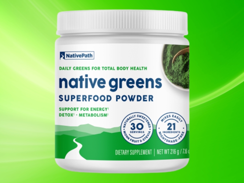 NativePath Native Greens Superfood Powder Review Complete Weight Loss Support for Women