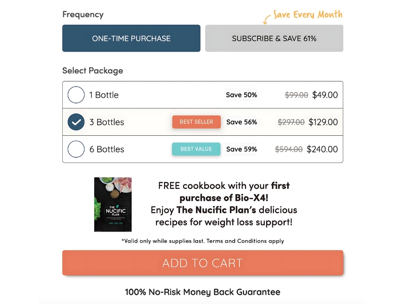 Nucific Bio-X4 Review The Weight Loss Probiotic to Reduce Bloating and Hunger Cravings Prices