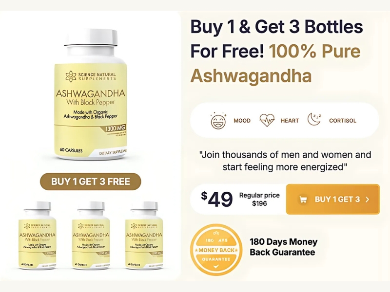 Best Ashwagandha Supplement Review The Science Natural Supplements Ashwagandha with Black Pepper Extract Prices