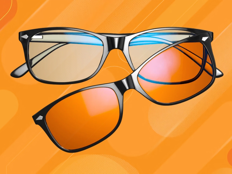 Best Blue Light Blocking Glasses 2025 Swanwick Day and Night Orange Glasses for Improved Sleep Support