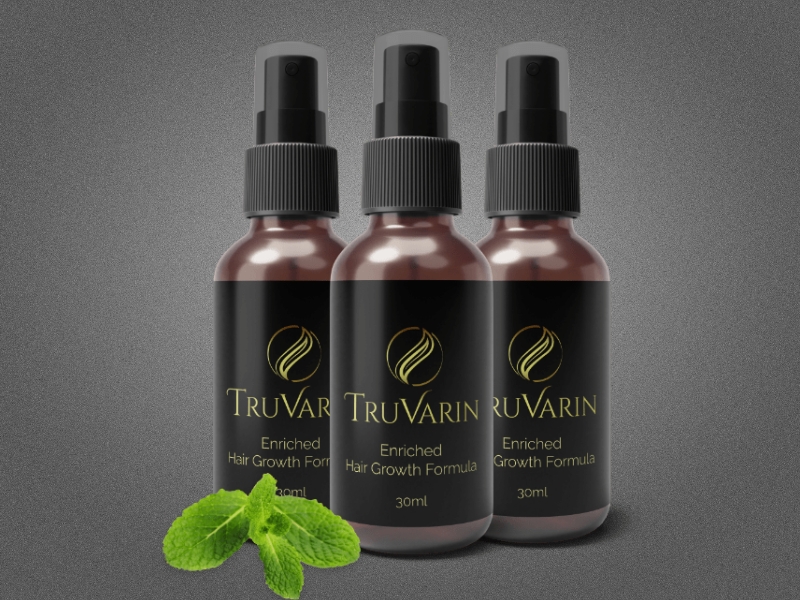 Truvarin Review Enriched Hair Regrowth Spray Supplement for Bald Spots in Men and Women