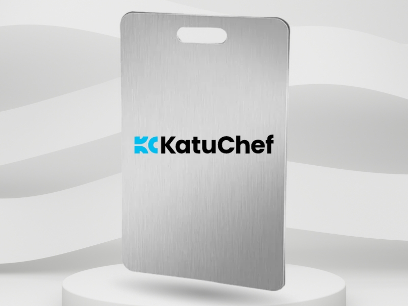 KatuChef The #1 Titanium Cutting Board for a Cleaner, Safer Kitchen